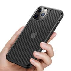 Crong Crong Hybrid Carbon - Kryt Na Iphone 12 Mini (Černý)