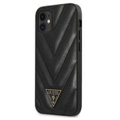 Guess Guess V Quilted - Kryt Na Iphone 12 Mini (Černý)