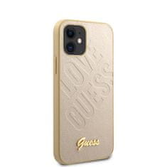 Guess Guess Iridescent Love - Kryt Na Iphone 12 Mini (Zlatý)