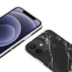 Crong Crong Marble Case - Kryt Na Iphone 12 Mini (Černý)