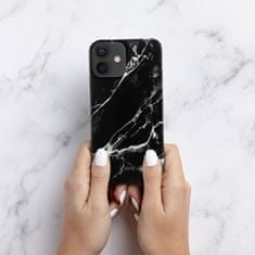 Crong Crong Marble Case - Kryt Na Iphone 12 Mini (Černý)