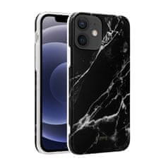 Crong Crong Marble Case - Kryt Na Iphone 12 Mini (Černý)