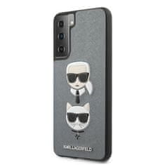 Karl Lagerfeld Karl Lagerfeld Saffiano Karl & Choupette Heads - Samsung Galaxy S21+ Pouzdro (