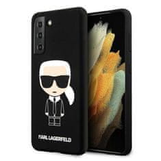 Karl Lagerfeld Karl Lagerfeld Fullbody Silicone Iconic - Samsung Galaxy S21+ Pouzdro (Černé)