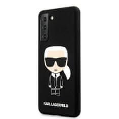 Karl Lagerfeld Karl Lagerfeld Fullbody Silicone Iconic - Samsung Galaxy S21+ Pouzdro (Černé)
