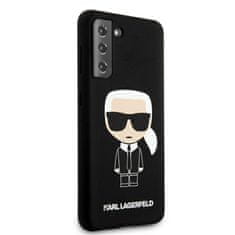 Karl Lagerfeld Karl Lagerfeld Fullbody Silicone Iconic - Samsung Galaxy S21+ Pouzdro (Černé)