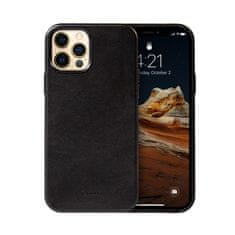 Crong Crong Essential Cover - Kryt Z Ekologické Kůže Iphone 12 Pro Max (Černý