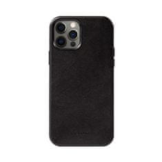 Crong Crong Essential Cover - Kryt Z Ekologické Kůže Iphone 12 Pro Max (Černý