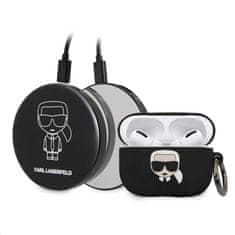 Karl Lagerfeld Karl Lagerfeld Bundle Ikonik - Set Pouzdra Pro Apple Airpods Pro + Power Ban