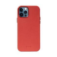 Crong Crong Essential Cover - Kryt Z Ekologické Kůže Iphone 12 Pro Max (Červený