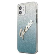 Guess Guess Glitter Gradient Script - Kryt Na Iphone 12 Mini (Modrý)