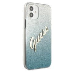 Guess Guess Glitter Gradient Script - Kryt Na Iphone 12 Mini (Modrý)