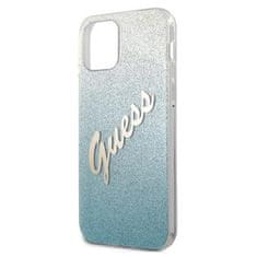 Guess Guess Glitter Gradient Script - Kryt Na Iphone 12 Mini (Modrý)