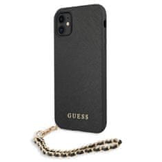 Guess Guess Saffiano Chain - Kryt Na Iphone 11 (Černý)