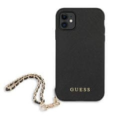 Guess Guess Saffiano Chain - Kryt Na Iphone 11 (Černý)