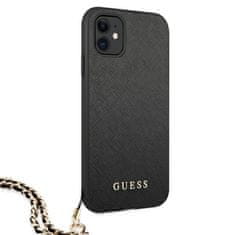 Guess Guess Saffiano Chain - Kryt Na Iphone 11 (Černý)