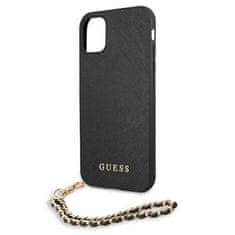 Guess Guess Saffiano Chain - Kryt Na Iphone 11 (Černý)