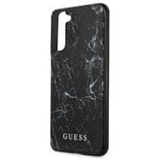 Guess Guess Marble - Samsung Galaxy S21+ Pouzdro (Černé)