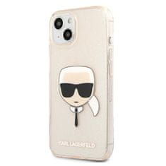 Karl Lagerfeld Karl Lagerfeld Karl's Head Glitter - Kryt Na Iphone 13 (Zlatý)