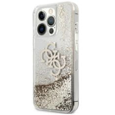 Guess Guess Liquid Glitter 4G Big Logo - Kryt Na Iphone 13 Pro (Zlatý)