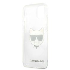 Karl Lagerfeld Karl Lagerfeld Choupette Head - Kryt Na Iphone 13 Mini (Průhledný)