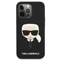 Karl Lagerfeld Karl Lagerfeld Silicone Ikonik Karl`s Head - Kryt Na Iphone 13 Mini (Černý)