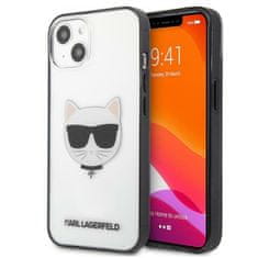 Karl Lagerfeld Karl Lagerfeld Choupette Head - Kryt Na Iphone 13 Mini (Průhledný / Černý