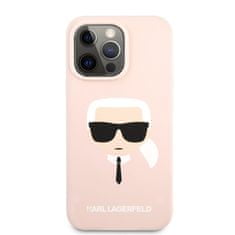 Karl Lagerfeld Karl Lagerfeld Silicone Ikonik Karl`s Head - Kryt Na Iphone 13 Mini (Růžový)