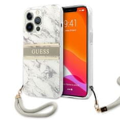 Guess Guess Marble Strap – Pouzdro Iphone 13 Pro Max (Šedé)