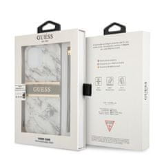 Guess Guess Marble Strap – Pouzdro Iphone 13 Pro Max (Šedé)