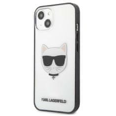 Karl Lagerfeld Karl Lagerfeld Choupette Head - Kryt Na Iphone 13 Mini (Průhledný / Černý