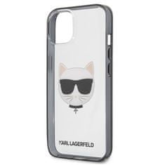 Karl Lagerfeld Karl Lagerfeld Choupette Head - Kryt Na Iphone 13 Mini (Průhledný / Černý