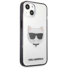 Karl Lagerfeld Karl Lagerfeld Choupette Head - Kryt Na Iphone 13 Mini (Průhledný / Černý