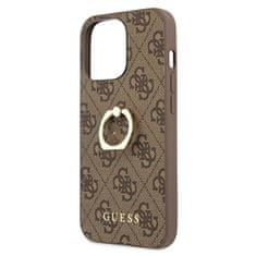 Guess Guess 4G Ring Case - Kryt Na Iphone 13 Pro Max (Hnědý)