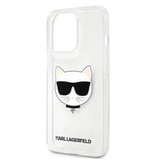 Karl Lagerfeld Karl Lagerfeld Choupette Head - Kryt Na Iphone 13 Pro Max (Průhledný)