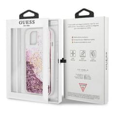 Guess Guess Liquid Glitter 4G Big Logo - Kryt Na Iphone 13 Mini (Růžový)