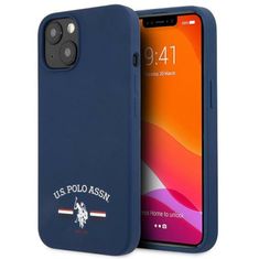 US Polo Us Polo Assn Silicone Logo - Iphone 13 Mini Pouzdro (Granátové)