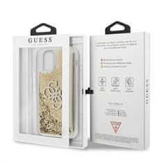 Guess Guess Liquid Glitter 4G Big Logo - Kryt Na Iphone 11 (Zlatý)