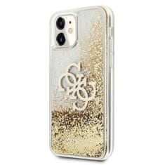 Guess Guess Liquid Glitter 4G Big Logo - Kryt Na Iphone 11 (Zlatý)