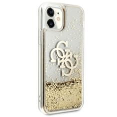 Guess Guess Liquid Glitter 4G Big Logo - Kryt Na Iphone 11 (Zlatý)