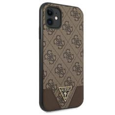 Guess Guess 4G Triangle Collection - Kryt Na Iphone 11 (Hnědý)