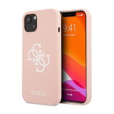 Guess Guess Silicone 4G Big Logo - Kryt Na Iphone 13 Mini (Růžová)