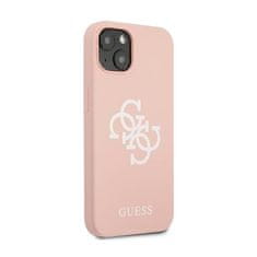 Guess Guess Silicone 4G Big Logo - Kryt Na Iphone 13 Mini (Růžová)