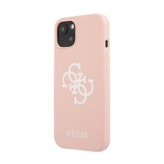 Guess Guess Silicone 4G Big Logo - Kryt Na Iphone 13 Mini (Růžová)