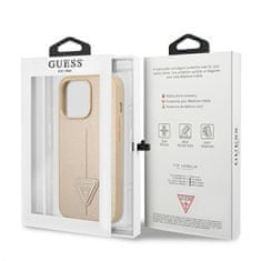 Guess Guess Saffiano Triangle Logo Case - Kryt Na Iphone 13 Pro (Béžová)