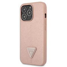 Guess Guess Saffiano Triangle Logo Case - Kryt Na Iphone 13 Pro (Růžová)