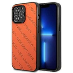 Karl Lagerfeld Karl Lagerfeld Perforated Allover - Kryt Na Iphone 13 Pro (Oranžový)