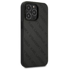 Karl Lagerfeld Karl Lagerfeld Perforated Allover - Kryt Na Iphone 13 Pro (Černý)