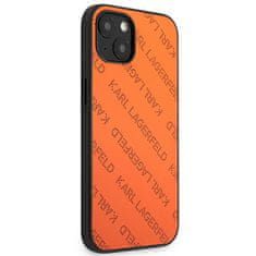 Karl Lagerfeld Karl Lagerfeld Perforated Allover - Kryt Na Iphone 13 Mini (Oranžový)