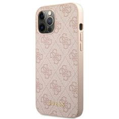 Guess Guess 4G Metal Gold Logo - Kryt Na Iphone 12 / Iphone 12 Pro (Růžová)